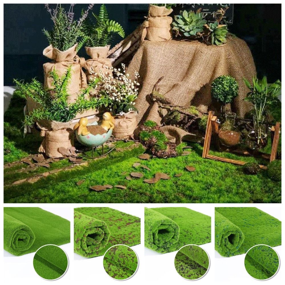 DIY Fake Moss Grass Turf Durab - огляд і ціна Sphagnum Moss Dry
